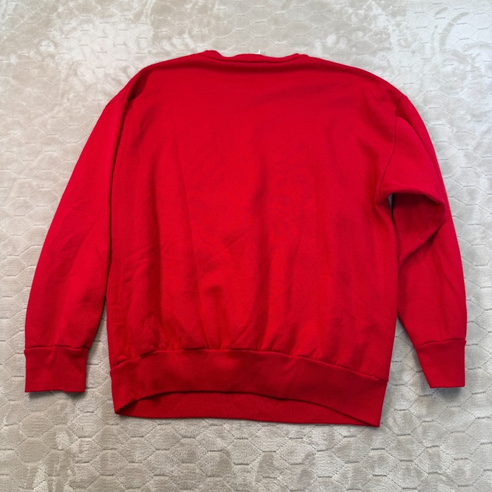 VTG Grannycore Christmas Noel Crewneck Sweatshirt Nutcracker Brand Sz‎ Small - Picture 7 of 8